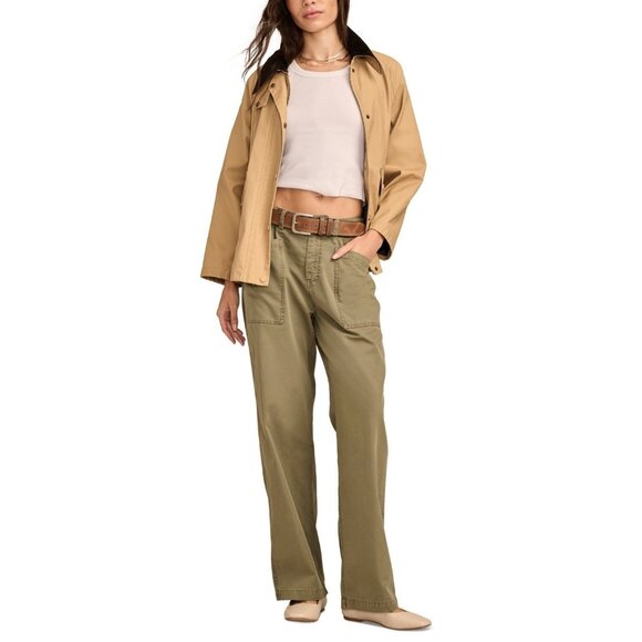 Lucky Brand Women's Utility Wide-Leg Pants Green Size 28 MSRP $90 - Picture 1 of 3